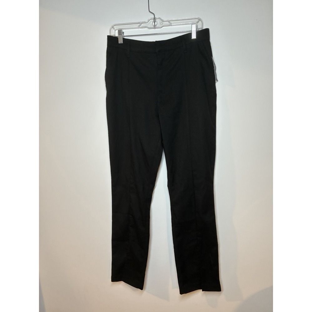 Abercrombie & Fitch Black Solid Ankle Pants Women Regular 31 Short Slit Ankle